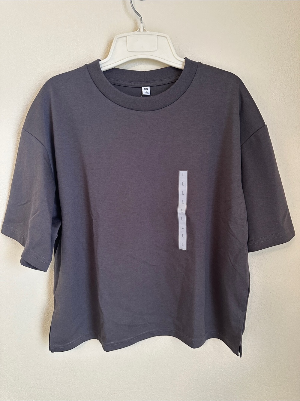 GU Wide Boxy Tee- Gray